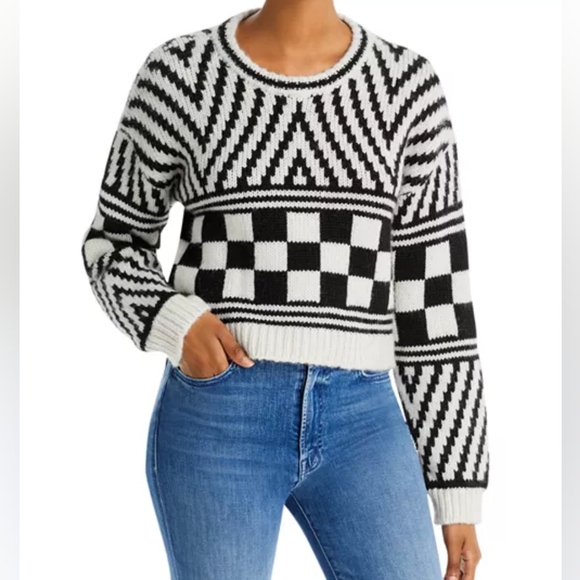 NWOT MOTHER Cropped Sweater - Picture 4 of 7